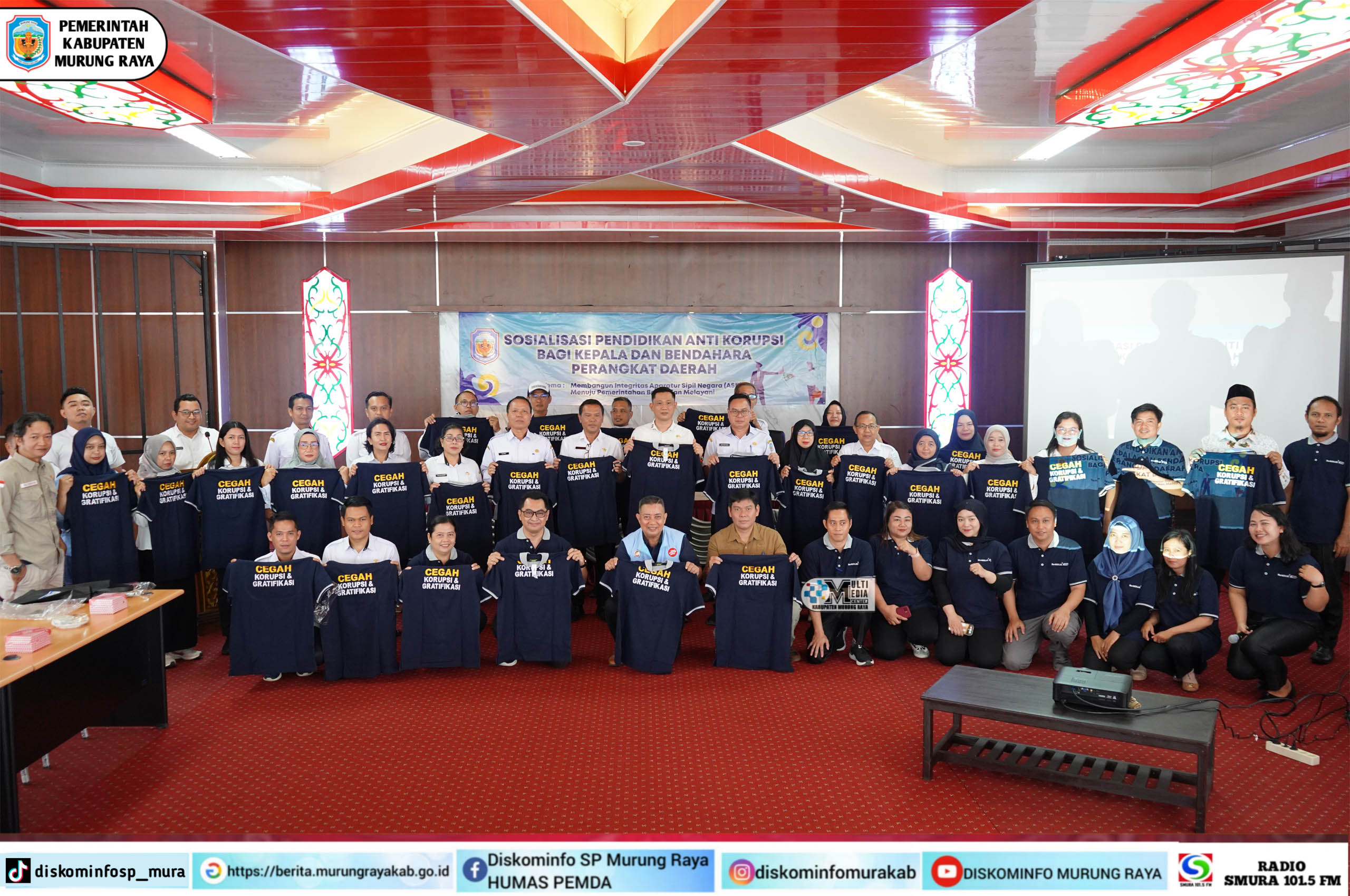 Asisten II Setda Mura Buka Sosialisasi Pendidikan Anti Korupsi