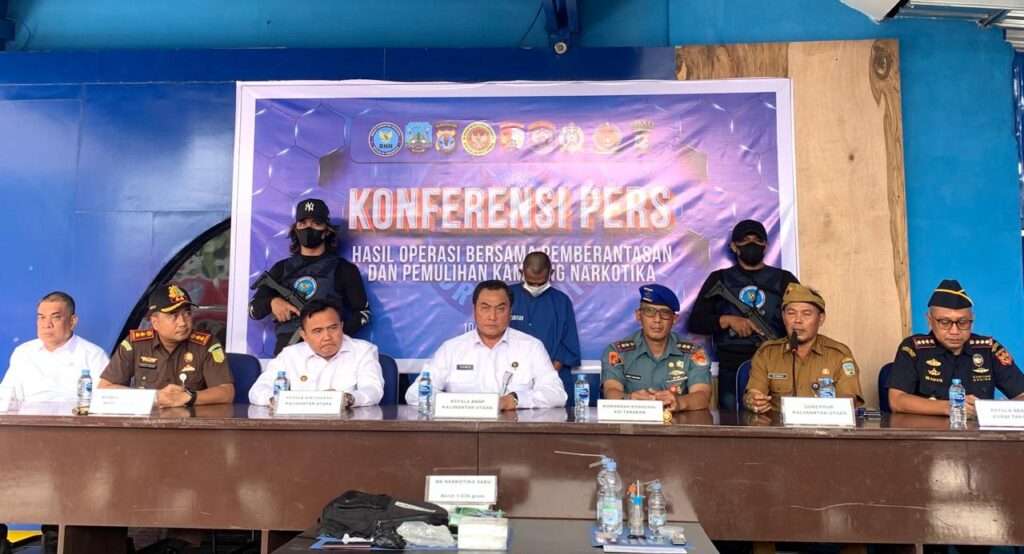 BNNP Kaltara Buru Pemasok dan Penerima Sabu 1 Kg Asal Nunukan