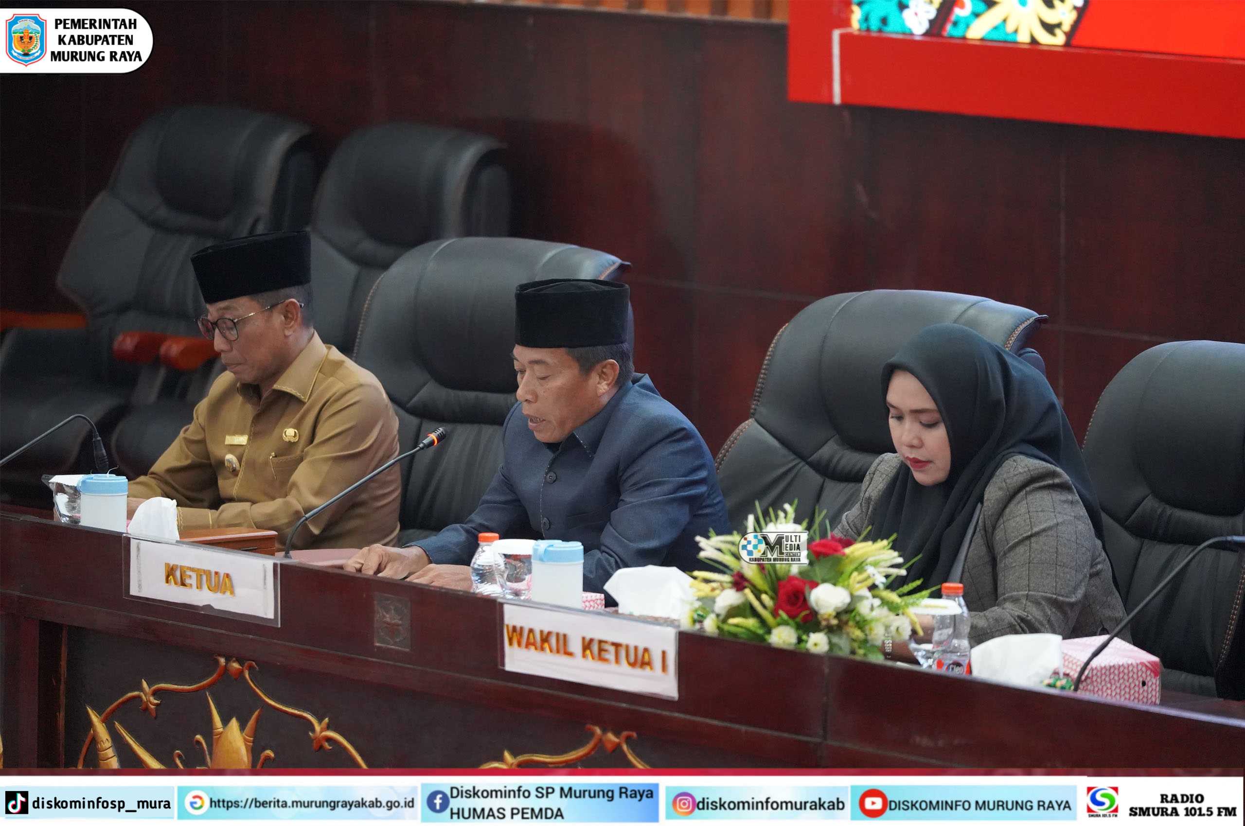 Bupati Mura Hadiri Rapat Paripurna Ke-7 Masa Sidang III