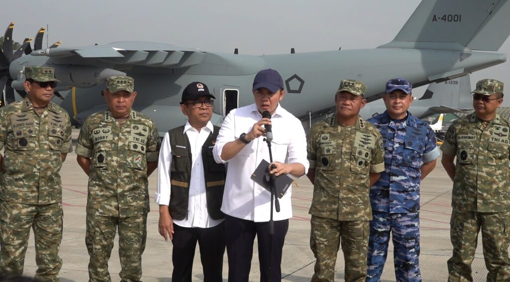 Instruksi Tegas Prabowo: A400 dan Hercules Dikerahkan, Bantuan Skala Besar Melaju ke Lokasi Bencana Sumatera