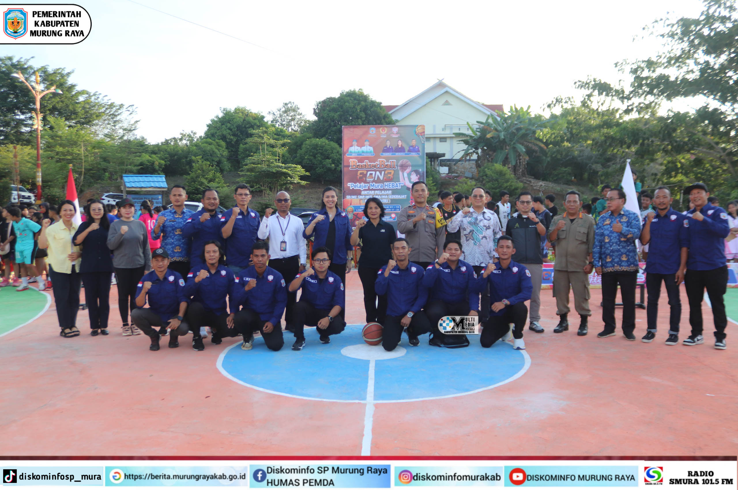 Pembukaan Turnamen Basket 3on3 Pelajar “Mura Hebat”