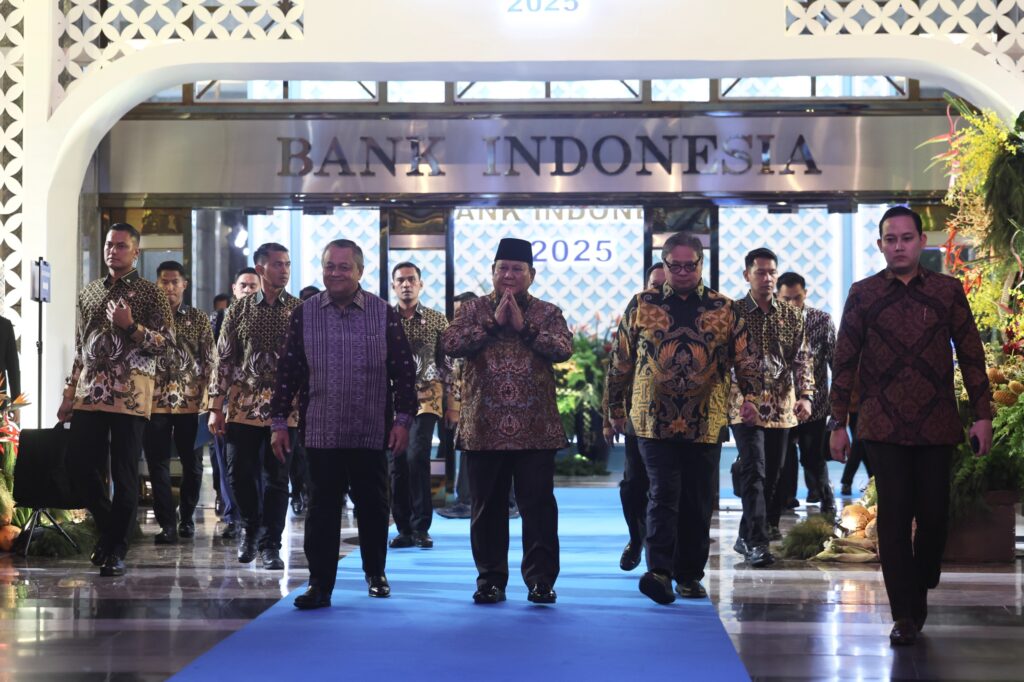 Prabowo di Pertemuan Tahunan BI: Indonesia Makin Optimistis di Tengah Gejolak Global