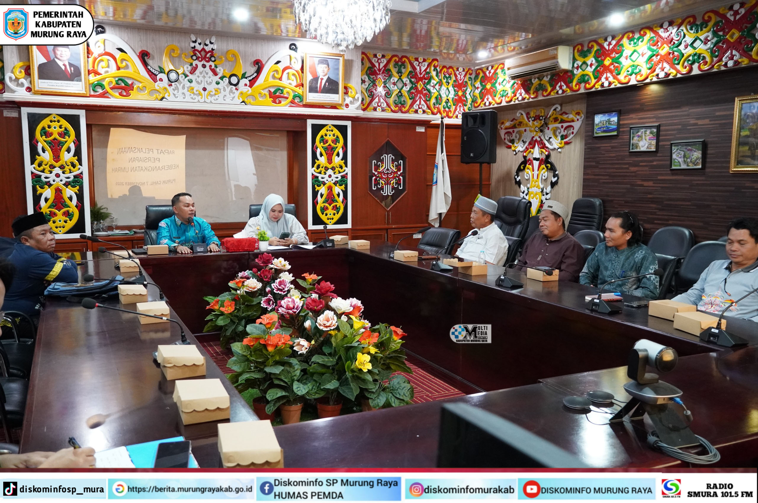 Wabup Mura Pimpin Rapat Pemberangkatan Peserta Umroh