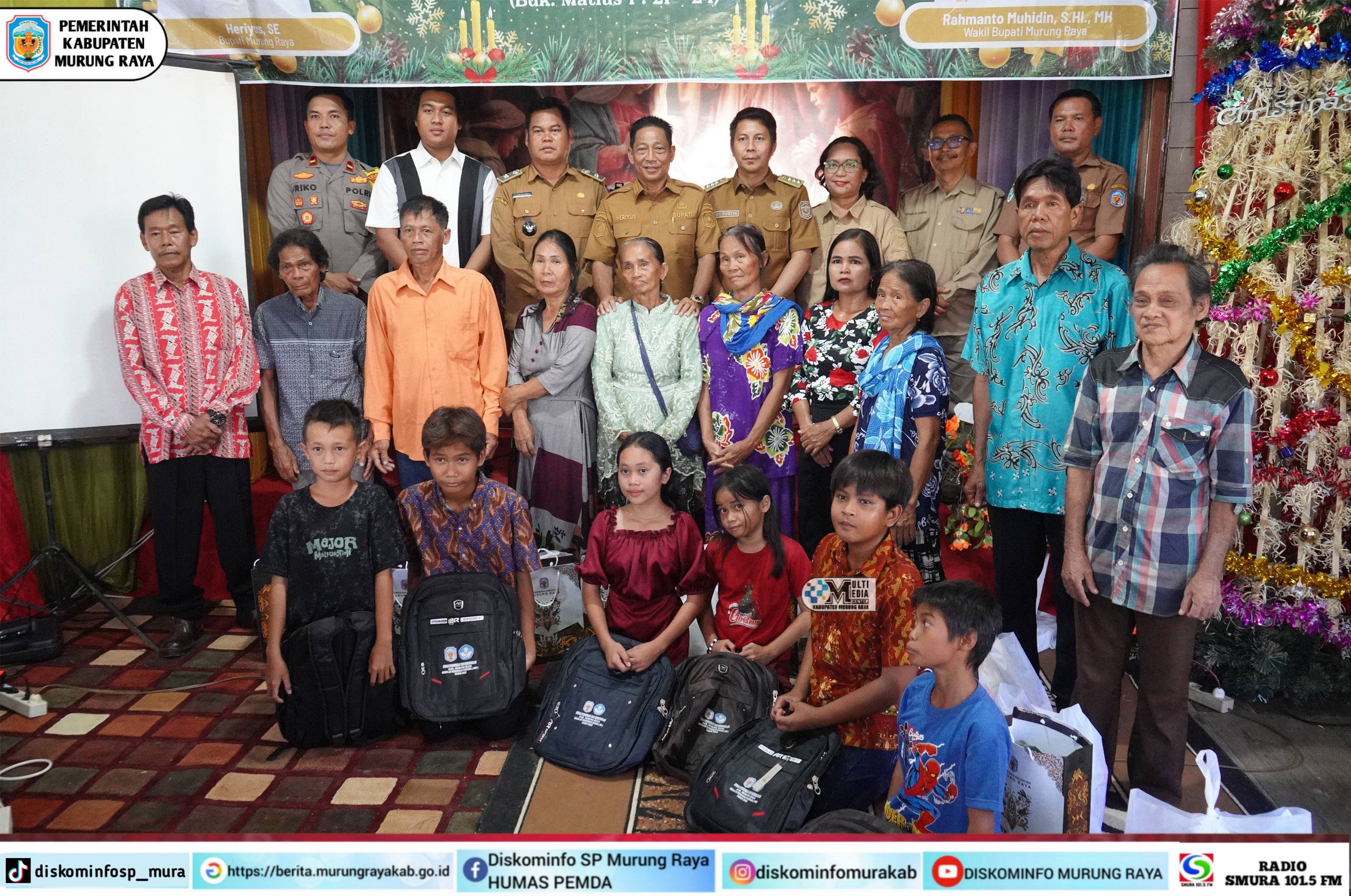 Bupati Mura Gelar Safari Natal di Desa Dirung Malasan dan Desa Saripoi