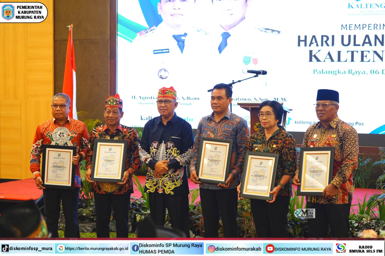 Bupati Mura Hadiri HUT Kalteng Pos Ke-32