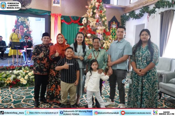 Bupati Murung Raya Gelar Open House Natal 2025