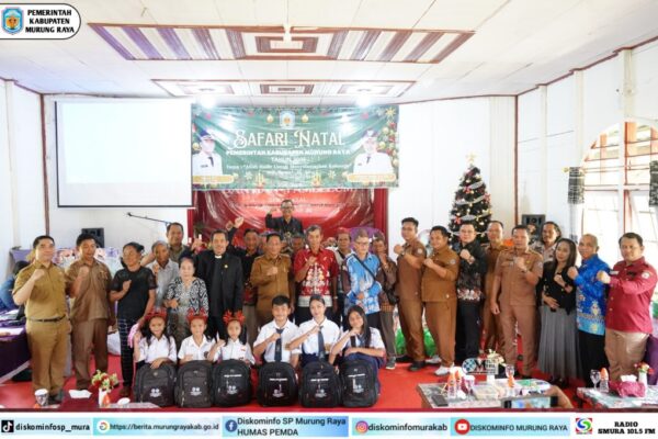 Bupati Murung Raya Hadiri Safari Natal di Dua Kecamatan