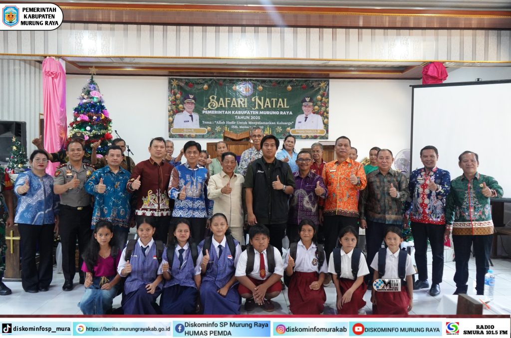 Kunjungan Safari Natal Bupati di Sumber Barito dan Permata Intan