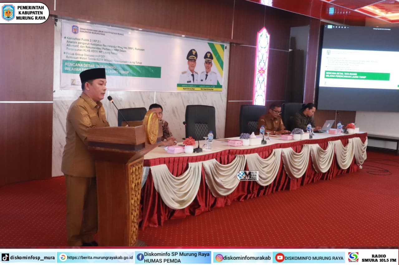 Pemkab Mura Gelar Konsultasi Publik Penyusunan RDTR dan KLHS