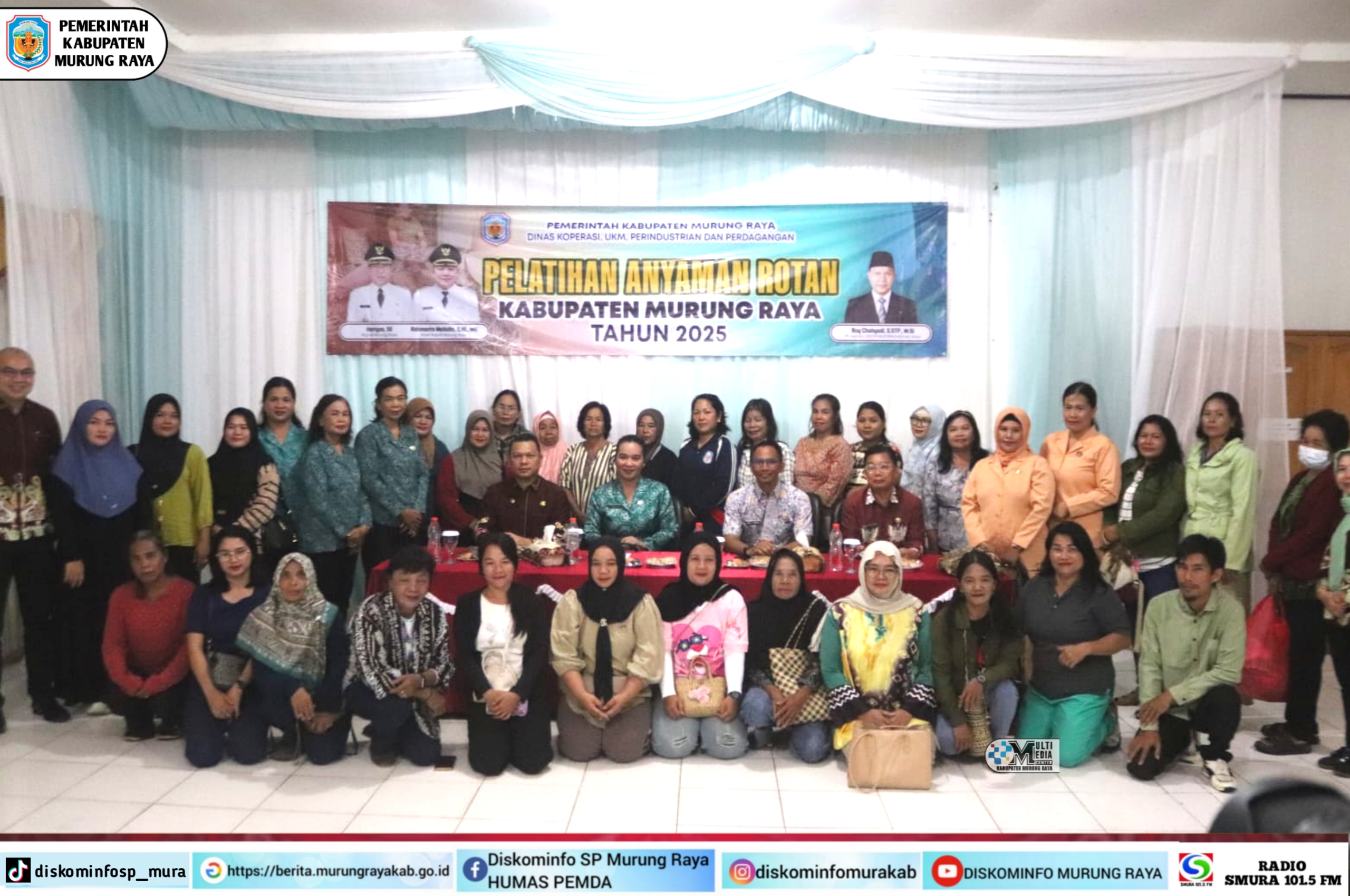 Pemkab Mura Gelar Pelatihan Anyaman Rotan untuk Tingkatkan Daya Saing IKM