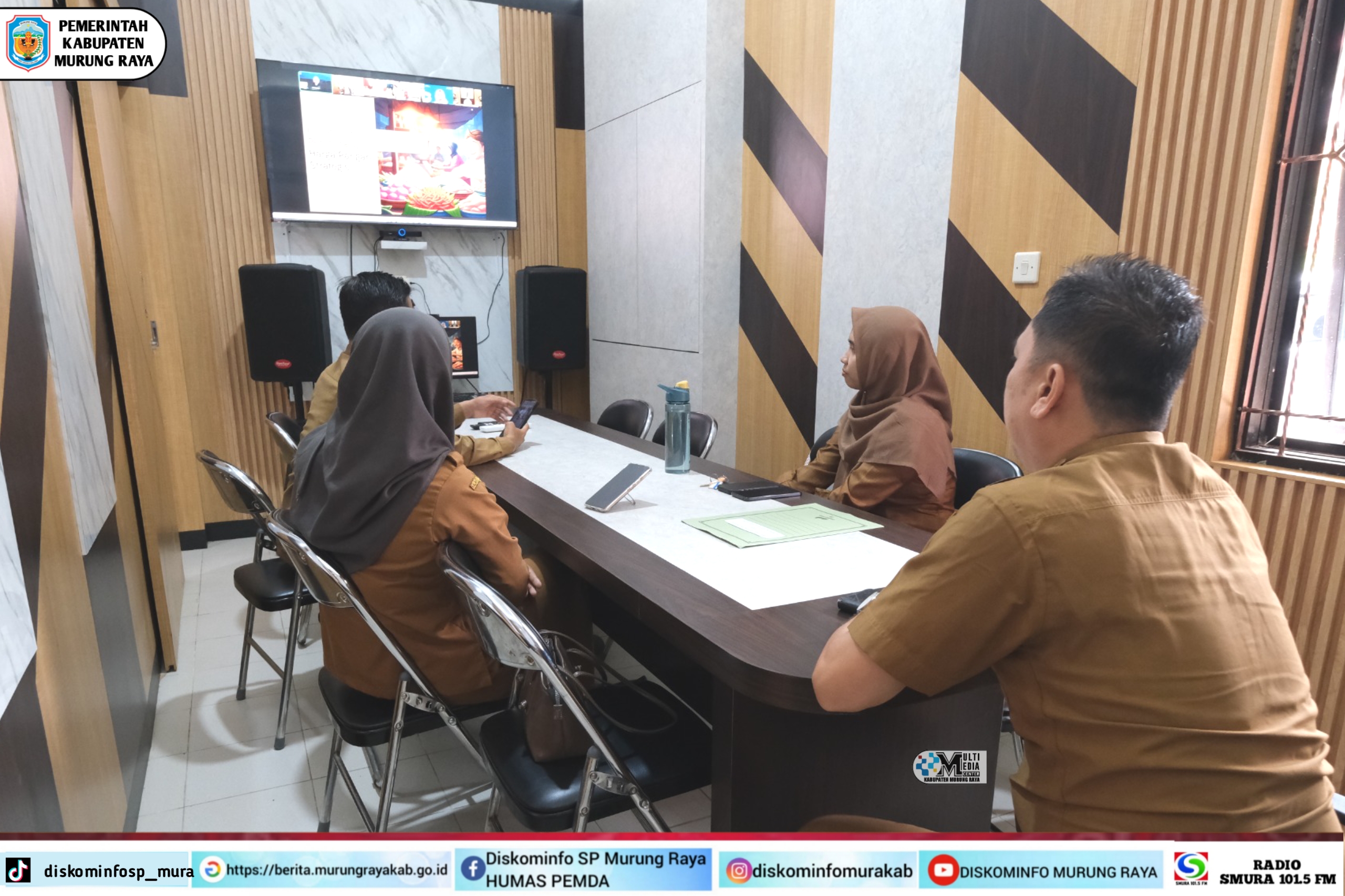 Pemkab Mura Ikuti Rakor Inflasi Nasional Jelang Nataru