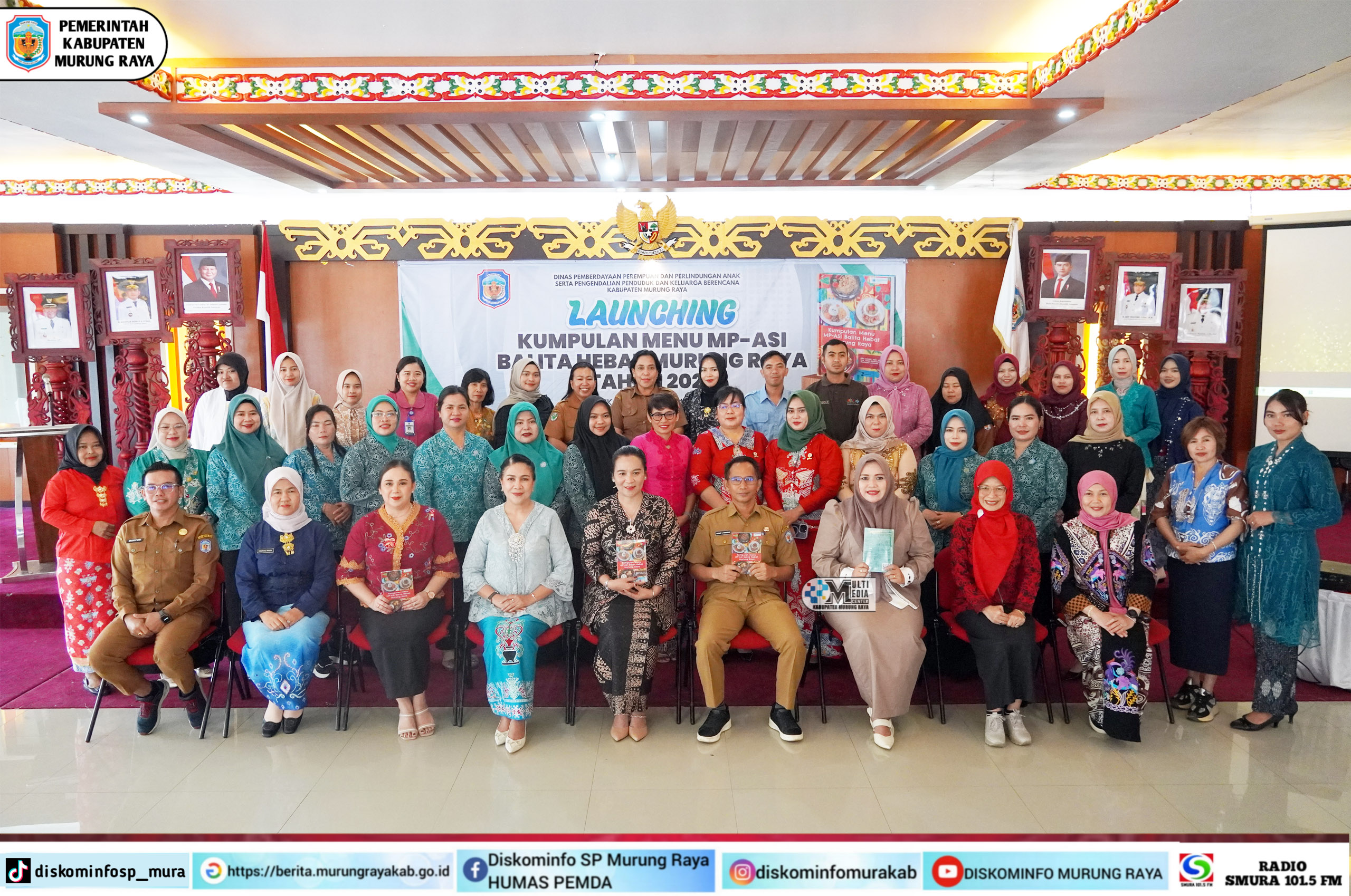 Pemkab Mura Launching Buku Kumpulan Menu MP-ASI Balita Hebat