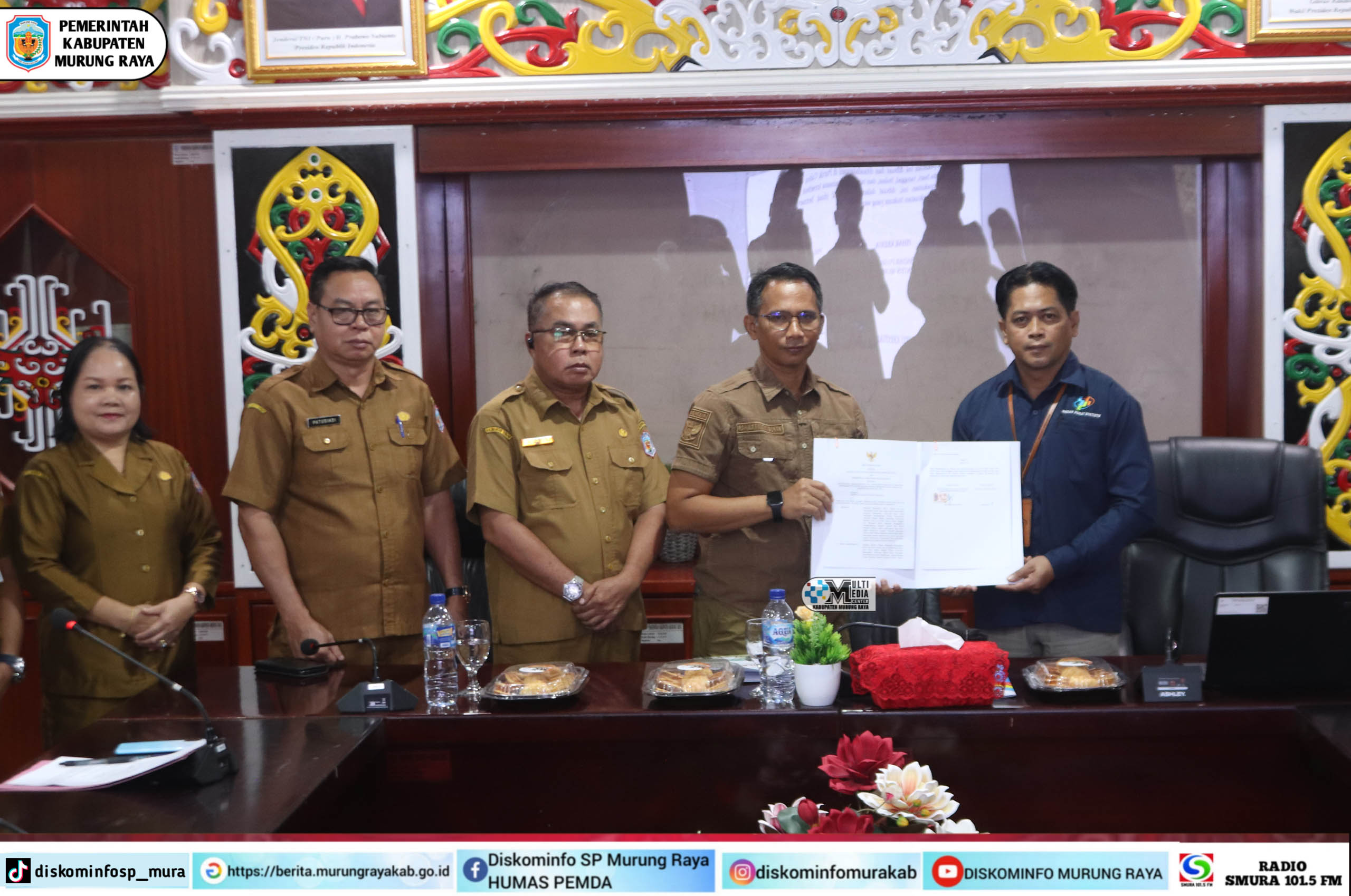 Pemkab Mura Mantapkan Penyelanggaraan Satu Data Indonesia