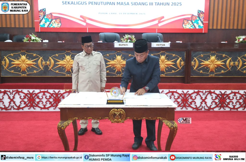 Pemkab Mura dan DPRD Sepakati Dua Raperda pada Sidang Paripurna
