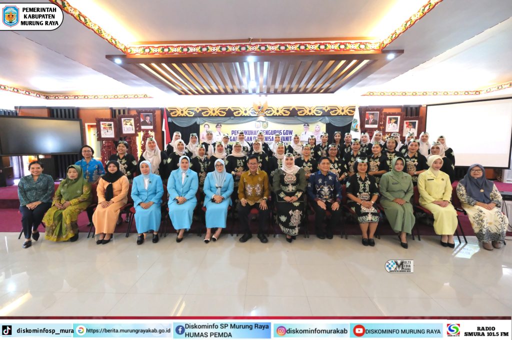 Pengukuhan Pengurus GOW Kabupaten Murung Raya Periode 2025-2030