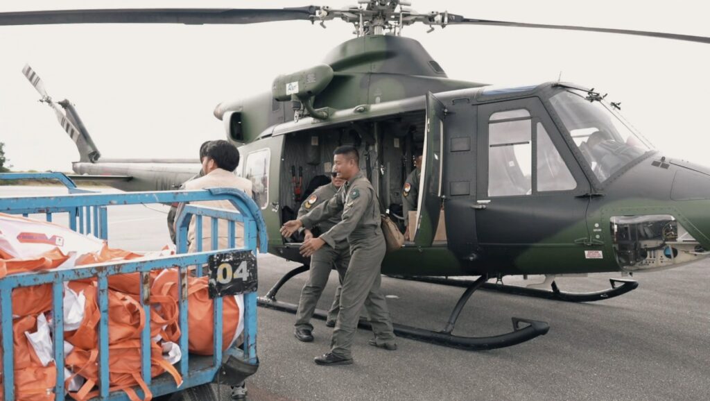 Pertamina Kerahkan Helikopter, Antar Logistik ke Aceh Tamiang