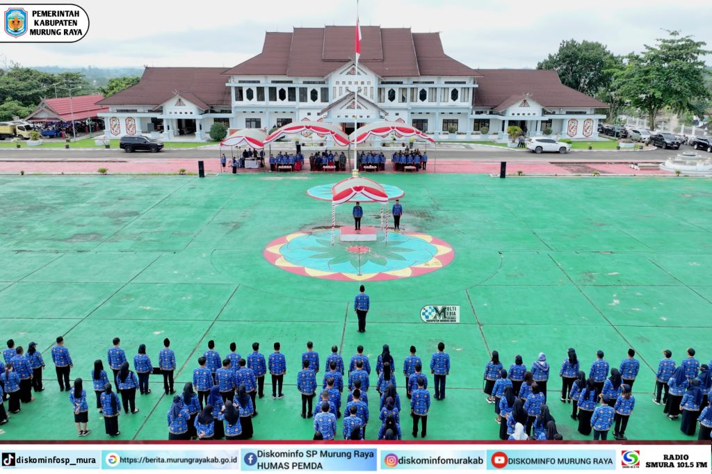 Upacara HUT KORPRI Ke-54 Tahun di Kabupaten Murung Raya