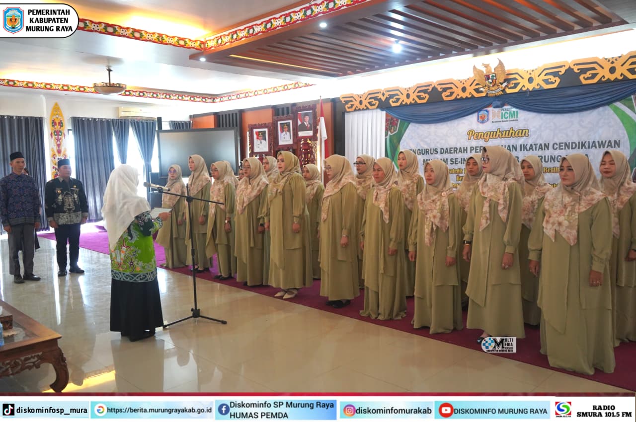 Pengurus Daerah Perempuan ICMI Mura Resmi Dikukuhkan