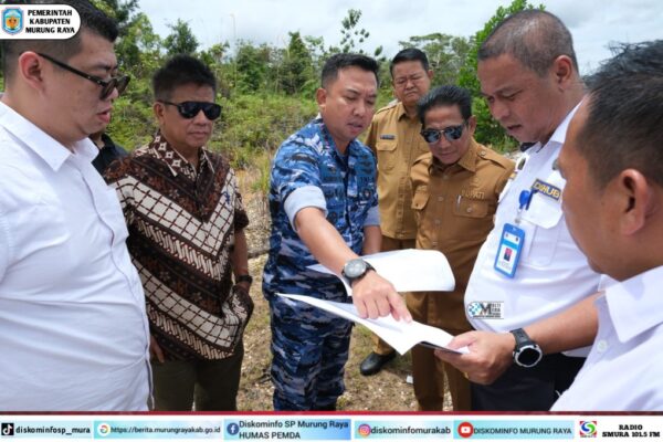 Bupati Mura dan Danlanud Iskandar Tinjau Pembangunan Lanjutan Bandara