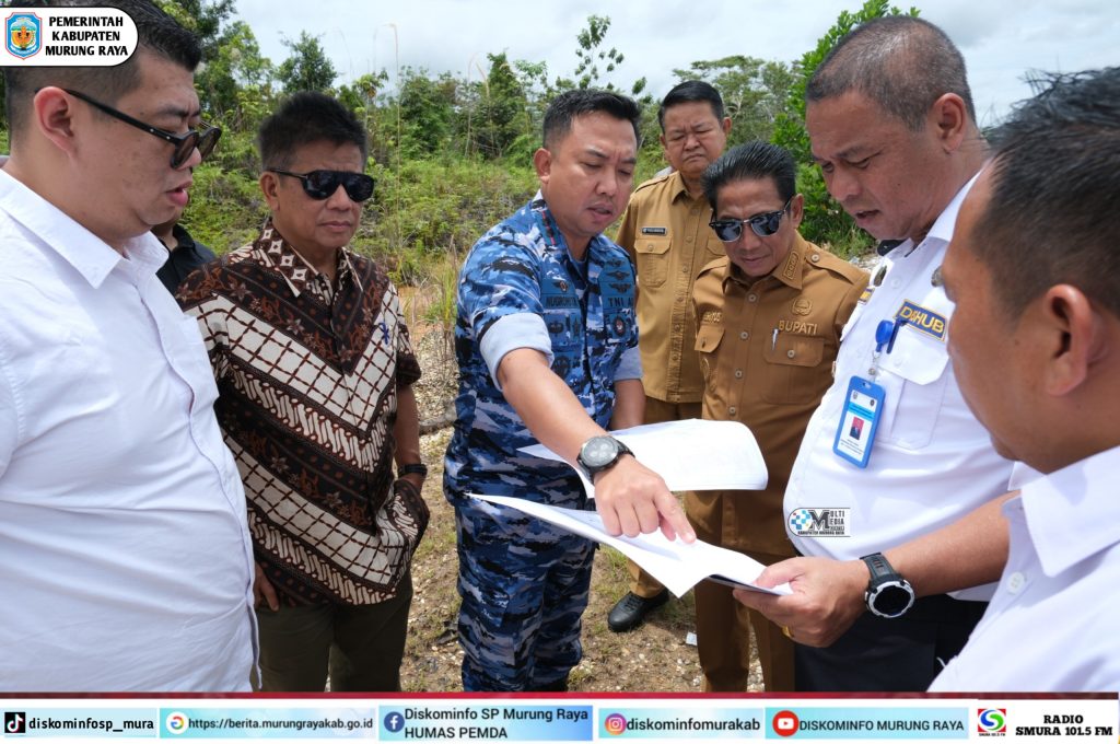 Bupati Mura dan Danlanud Iskandar Tinjau Pembangunan Lanjutan Bandara