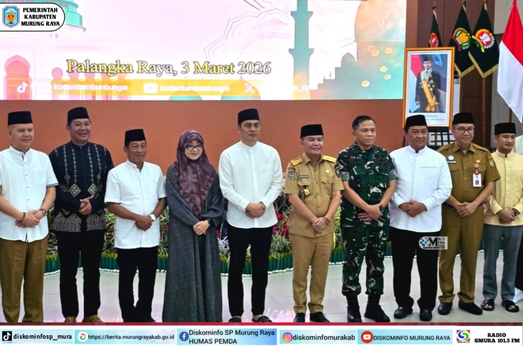 Bupati Murung Raya Hadiri Silaturahmi dan Buka Puasa Kodam XXII/Tambun Bungai