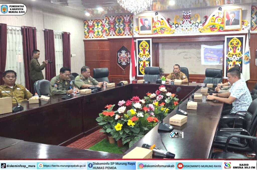 Asisten III Setda Mura Pimpin Rapat Penyambutan Kunker Wakapolda Kalteng