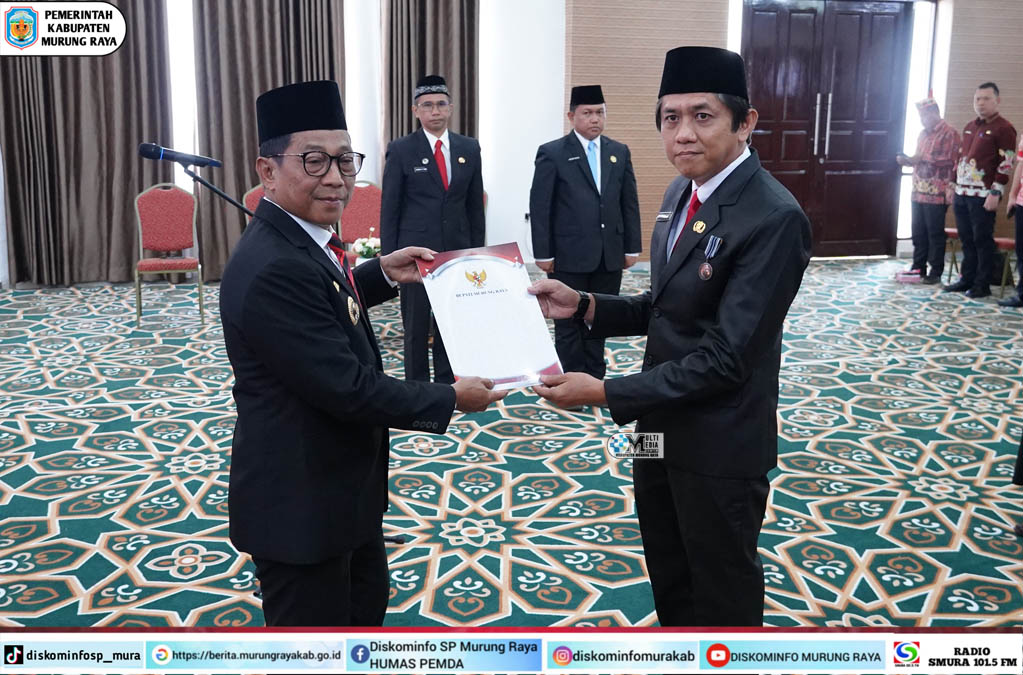 Bupati Mura Kukuhkan Kepala Dinas Dukcapil Yang Baru