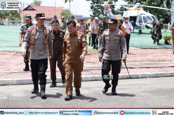 Forkopimda Mura Sambut Kunjungan Kerja Wakapolda Kalteng