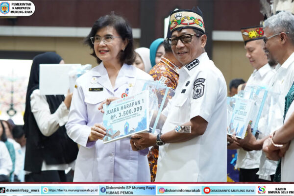 Hebat! Murung Raya Raih Tiga Penghargaan di Rakorda Stunting Kalteng 2026