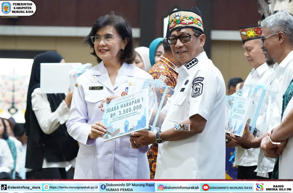 Hebat! Murung Raya Raih Tiga Penghargaan di Rakorda Stunting Kalteng 2026