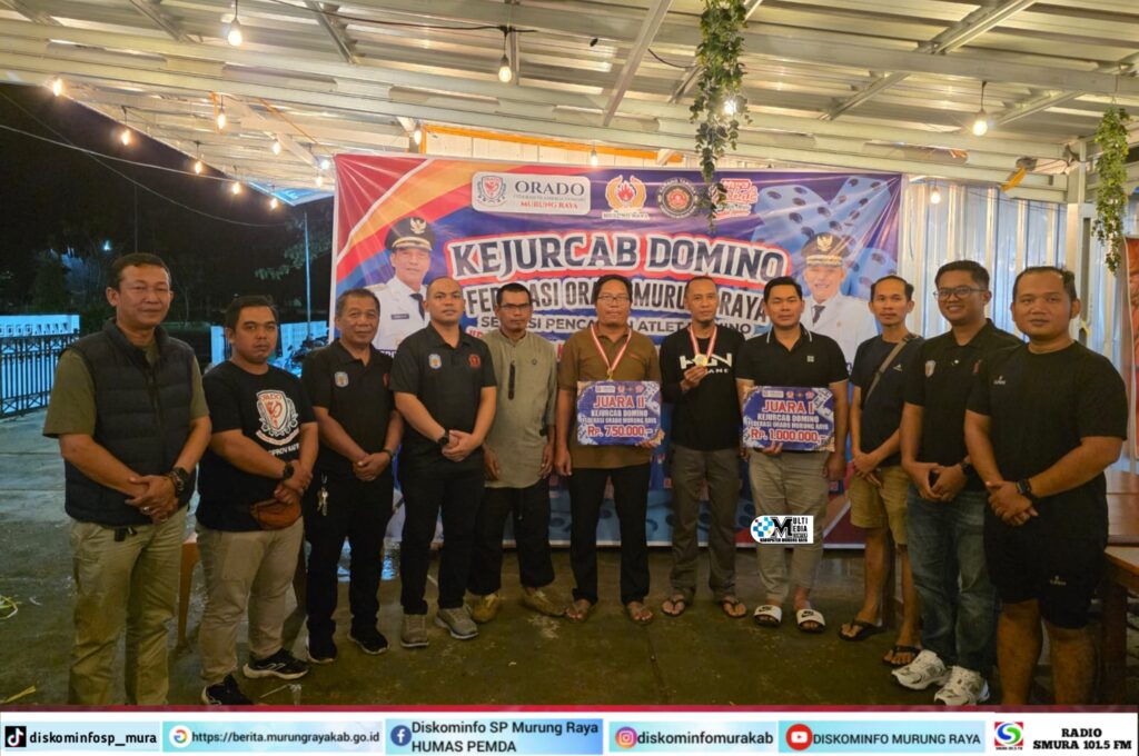 Pemkab Mura Dukung Kejuaraan Domino, Dorong Pegiat Berprestasi