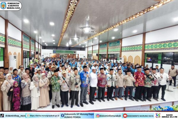 Wabup Mura Hadiri Pelepasan Keberangkatan Jemaah Calon Haji Kalteng