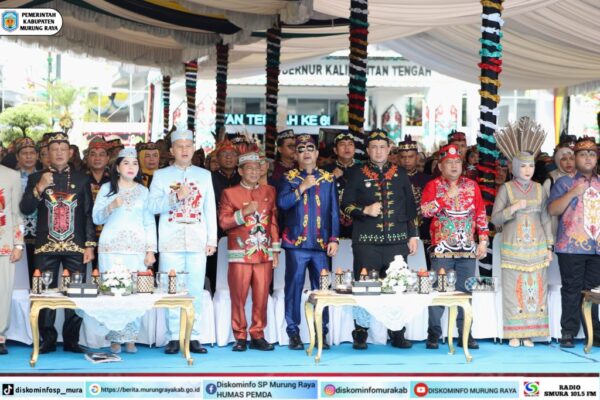 Bupati Mura, Heriyus Hadiri Upacara Hari Jadi Ke-69 Prov.Kalteng