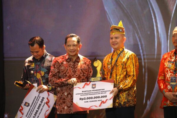Gumas Raih Peringkat Kedua Pengendalian Inflasi Regional Kalimantan