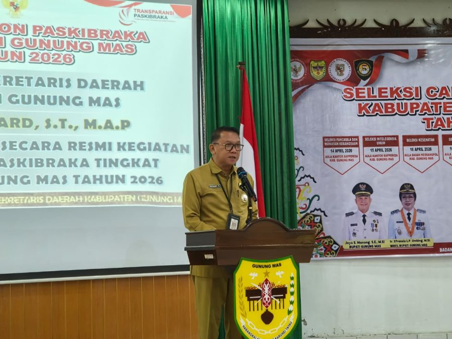 Sekda Gunung Mas Resmi Buka Seleksi Calon Paskibraka Tahun 2026