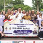 Bupati Heriyus Lepas Kontingen Pesparawi Nasional XIV, Siap Ukir Sejarah di Manokwari