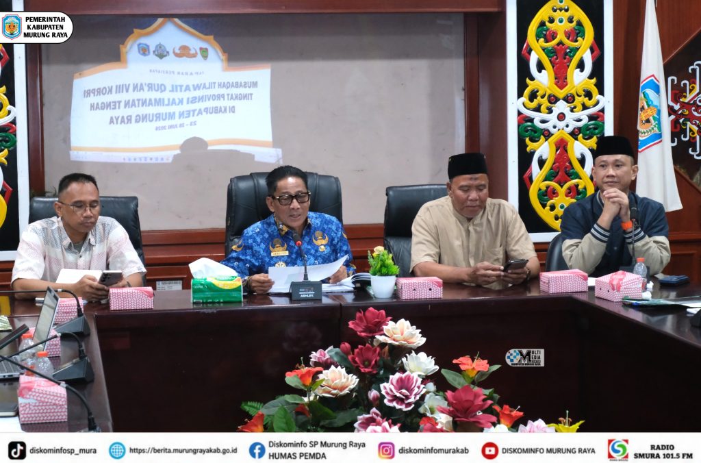 Bupati Heriyus Pimpin Rapat Pemantapan Pelaksanaan MTQ KORPRI VIII Tingkat Provinsi Kalteng
