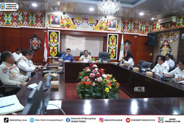 Bupati Heriyus Pimpin Rapat Persiapan Hari Jadi Ke-24 Kabupaten Murung Raya