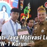 Bupati Jaya Motivasi Lulusan SMPN 1 Kurun Raih Masa Depan Gemilang