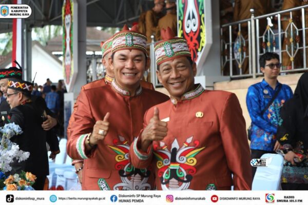 Bupati dan Wabup Mura Hadiri HUT Ke-76 Barito Utara