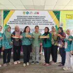 Dinas Perikanan dan Ketahanan Pangan Bersinergi dengan TP PKK Gunung Mas Gelar Sosialisasi B2SA Berbasis Pangan Lokal di Desa Karya Bakti