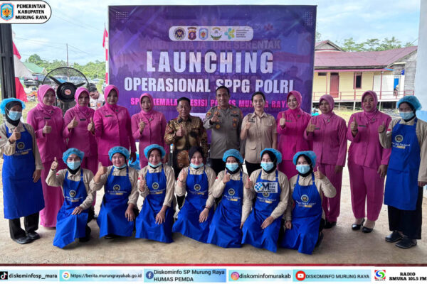 Heriyus Resmikan SPPG Kemala Presisi Polres Murung Raya