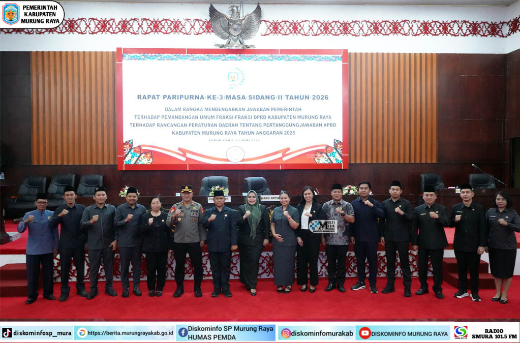 Pemkab Mura Jawab Pemandangan Fraksi-fraksi DPRD