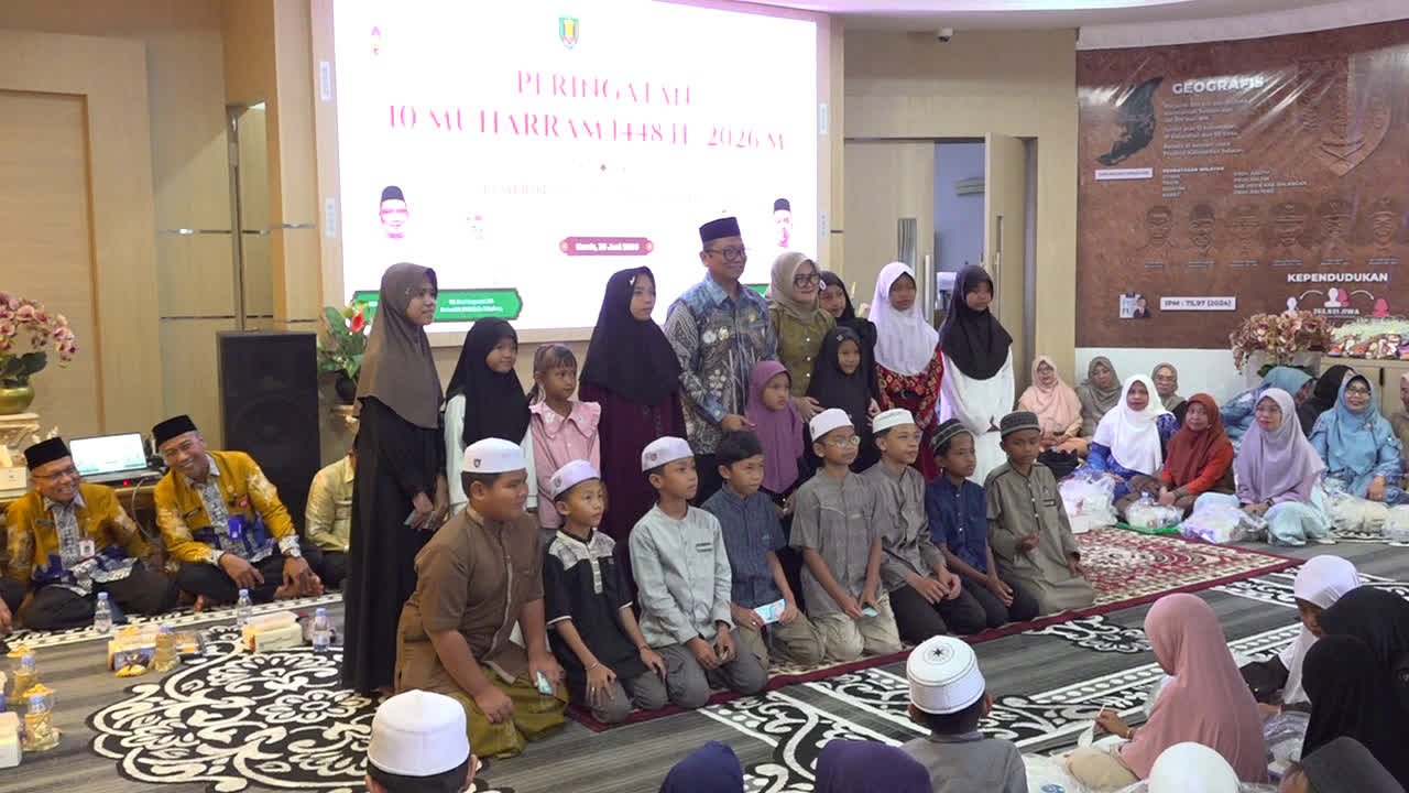 Peringati 10 Muharam, Bupati Tabalong Motivasi 120 Anak Yatim Piatu Raih Masa Depan