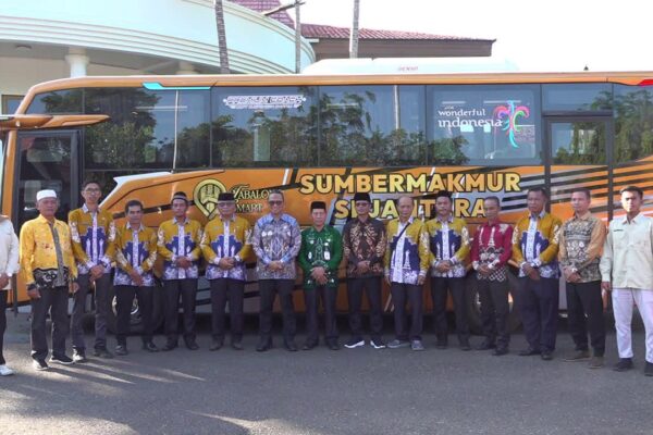 Satu-satunya di Tabalong, BUMDesMa Sumber Makmur Sejahtera Luncurkan Unit Usaha Penyewaan Bus Pariwisata