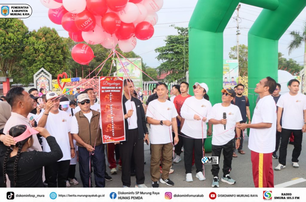 Semarak Bhayangkara ke-80, Jalan Santai Meriah di Mura