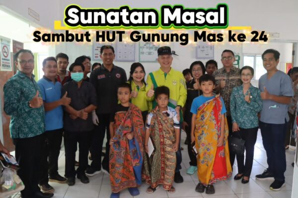 TP-PKK Gunung Mas Gelar Sunatan Massal, Sambut HUT ke-24 Kabupaten Gunung Mas
