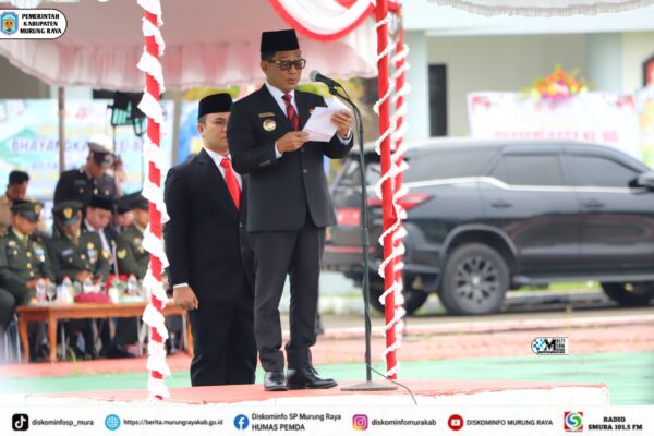 Bupati Heriyus Pimpin Upacara Hari Bhayangkara Ke-80