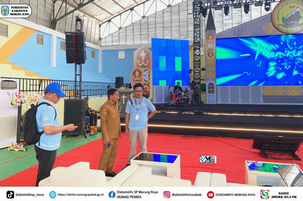 Bupati Heriyus Tinjau Persiapan Pembukaan Sinode Umum XXV GKE di GOR TMTL