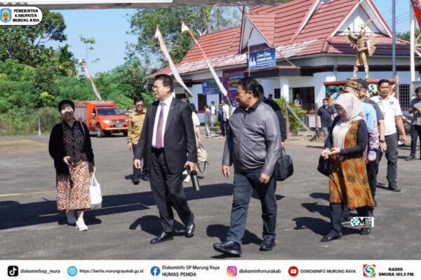 Bupati Mura Lepas Keberangkatan Wagub Kalteng Pasca Pembukaan Sinode GKE
